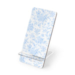 Preppy Look Blue Floral Smartphone Stand | Foldable Mobile Display Stand