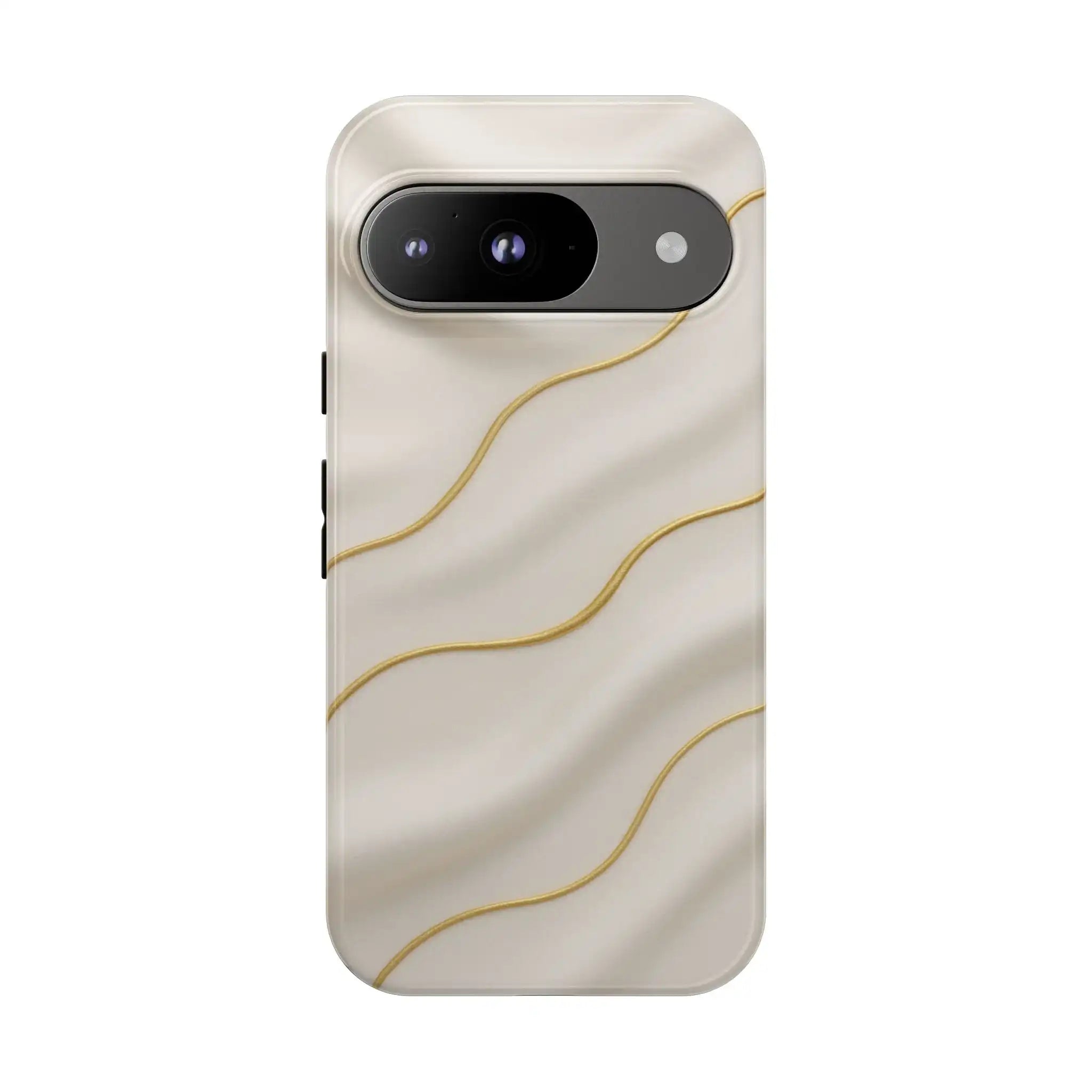 Elegant Gold Wave Tough Phone Case  Shamo's Google Pixel 9 / Glossy