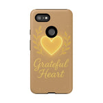 Grateful Heart iPhone Case — Warm Neon Heart  Shamo's Google Pixel 3 XL / Matte