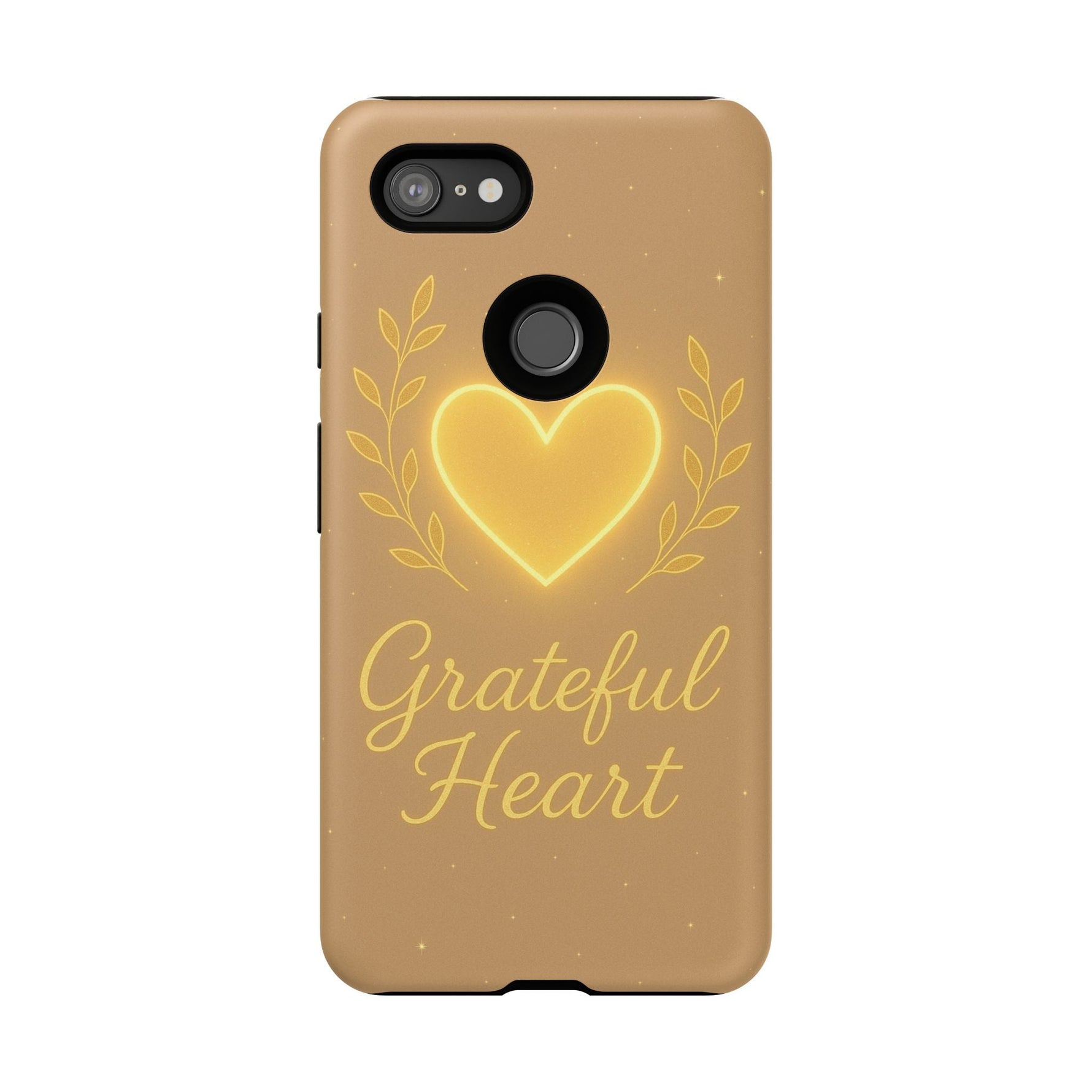Grateful Heart iPhone Case — Warm Neon Heart  Shamo's Google Pixel 3 XL / Matte