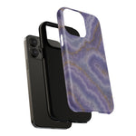 Purple Agate Marble iPhone Case with MagSafe  Shamo's