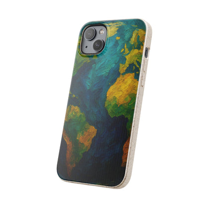 Biodegradable Phone Case — Earth Illustration Eco-Friendly Case  Shamo's