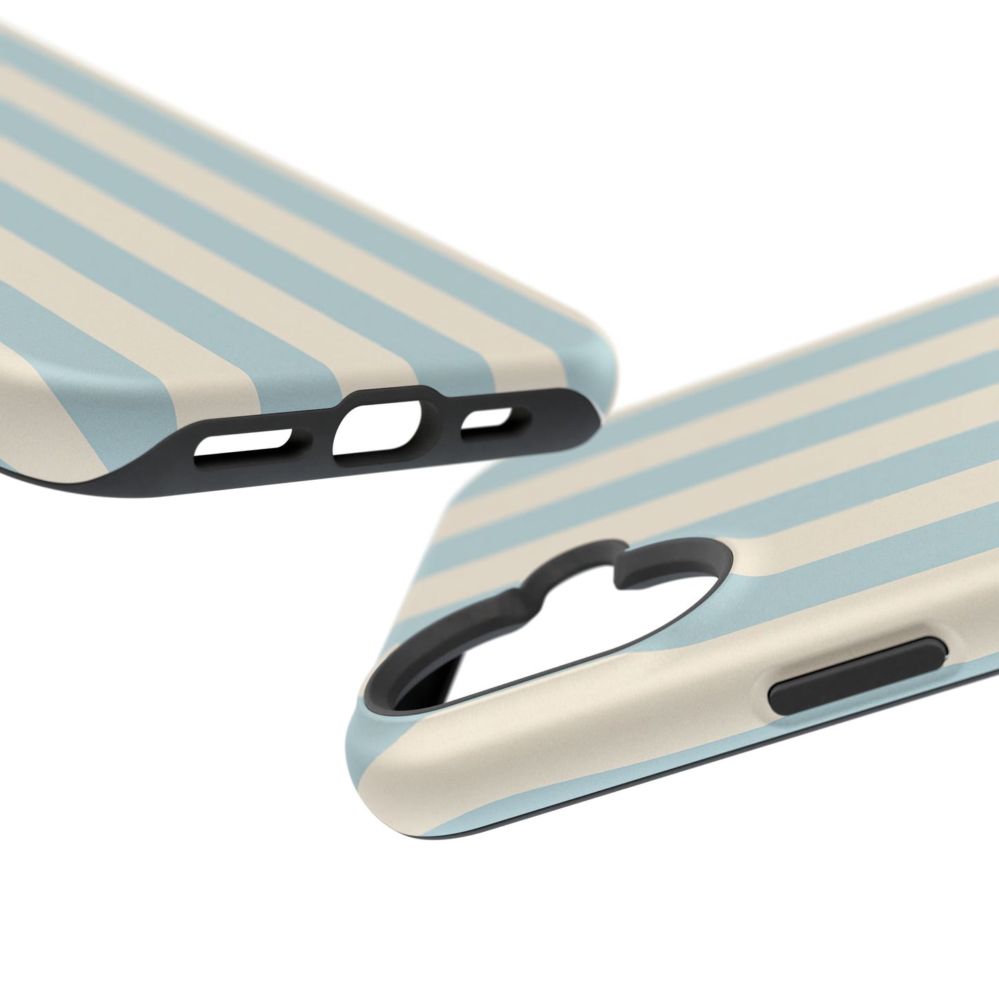 Blue Strips Pattern iPhone Case Compatible with MagSafe