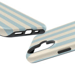 Blue Strips Pattern iPhone Case Compatible with MagSafe - Shamo's