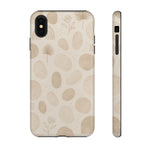 Neutral Pebble Pattern Tough iPhone Case - Shamo's