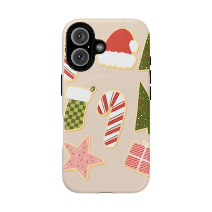 Festive Candy Cane Holiday iPhone Case | MagSafe  Shamo's iPhone 16 / Matte