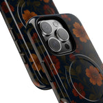 Floral Night Velvet iPhone Case - Works with MagSafe - Shamo's