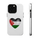 MagSafe Tough Cases with Palestinian flag in heart shape - Shamo's