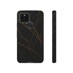 Black Marble Tough iPhone Case - Shamo's