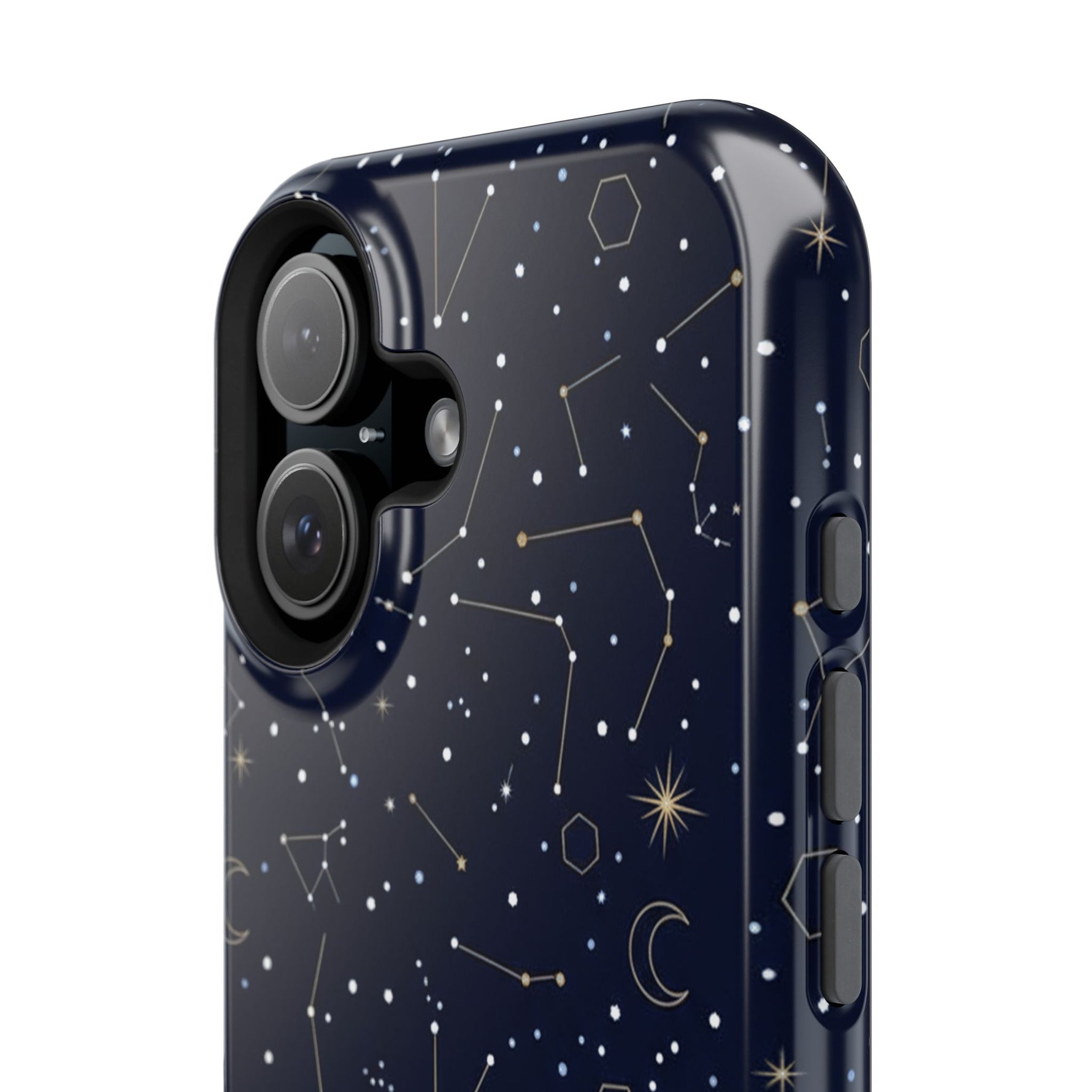Constellation Night Magnetic Impact-Resistant Phone Case with MagSafe - iPhone 17 / Glossy - Shamo's
