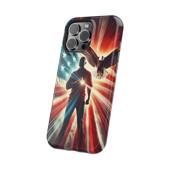 Magnetic Tough Phone Case with MagSafe Compatibility - Proud American Design Edition