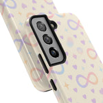 Infinity Pattern Tough Phone Case — Pastel Hearts & Stars  Shamo's