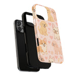 Puppies & Hearts iPhone Case compatible with MagSafe  Shamo's