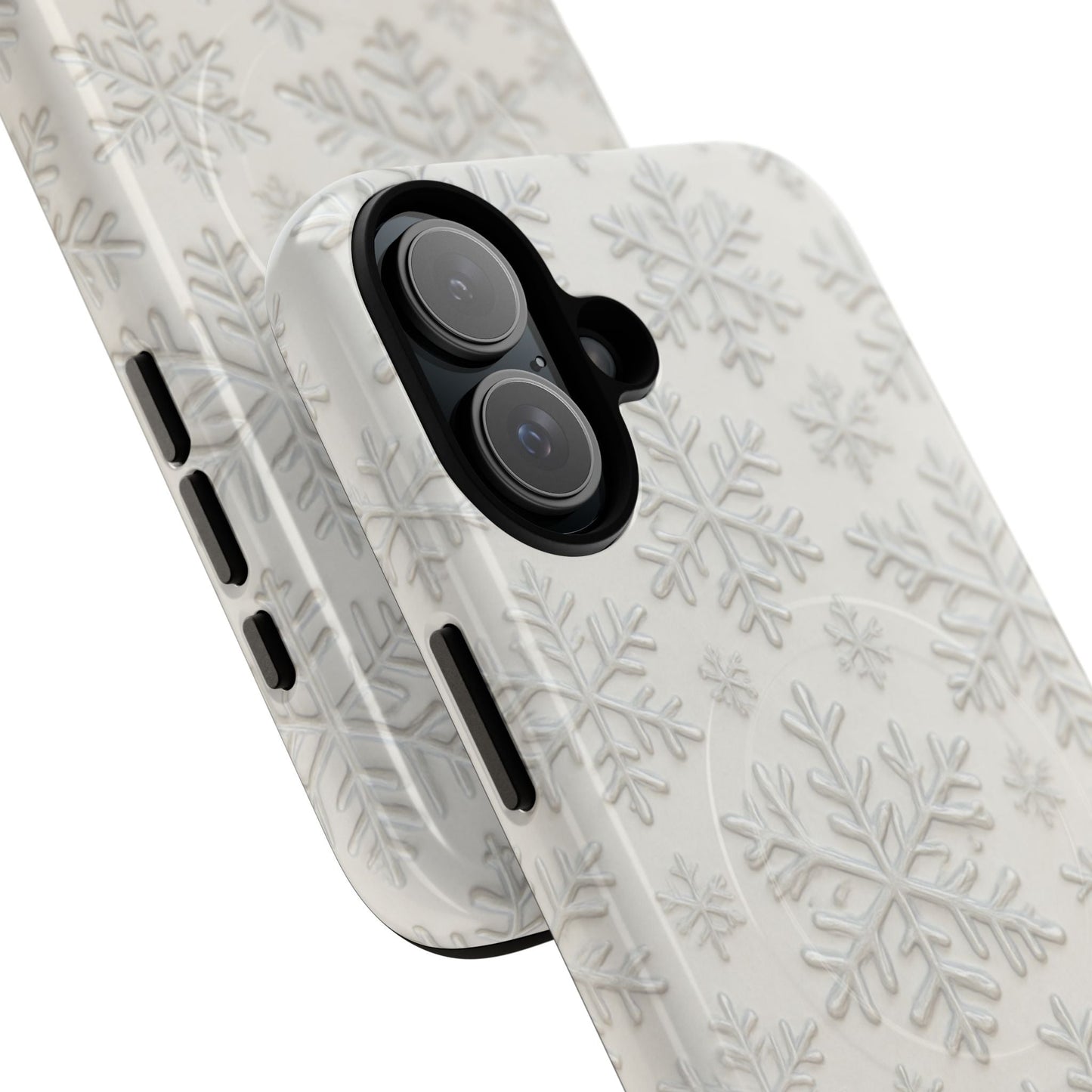 Snowflake Texture iPhone Case compatible with MagSafe