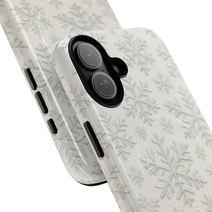 Snowflake Texture iPhone Case compatible with MagSafe
