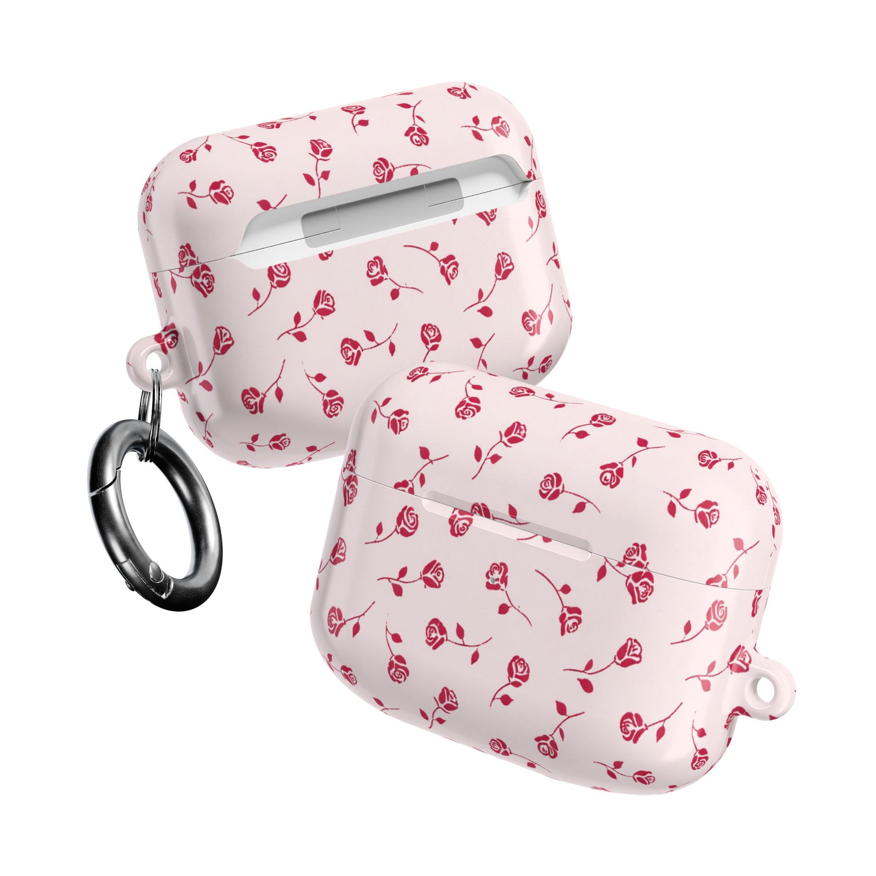 Floral Rosebuds AirPod Case — Pink Petite Floral Protective Cover