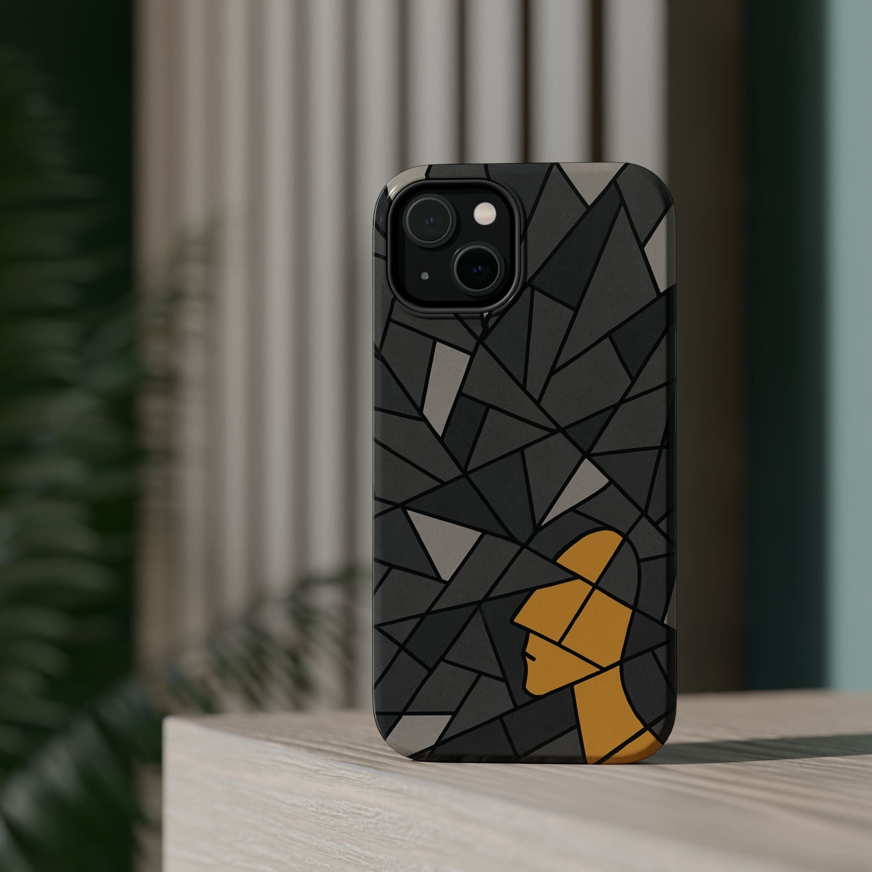 “Rebuilding Myself” Abstract iPhone Case — Magnetic MagSafe Impact-Resistant  Shamo's