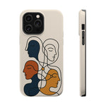 "Connected Lines" Minimalist iPhone Case — MagSafe, Magnetic Impact-Resistant  Shamo's iPhone 14 Pro Max / Glossy