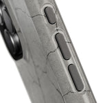 Cracked Concrete Texture iPhone Case with MagSafe compatibility