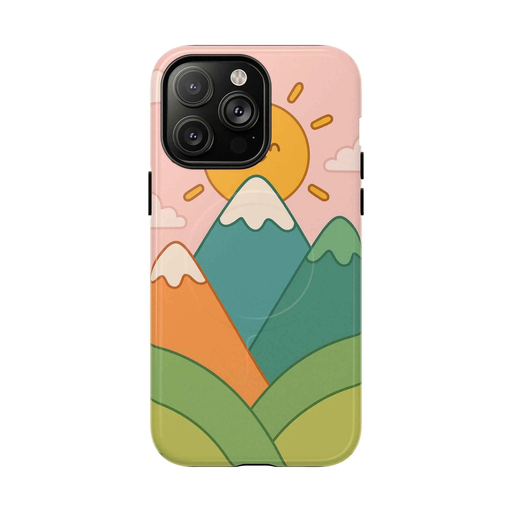 Mountain Sunrise Phone Case - Tough MagSafe Magnetic Design