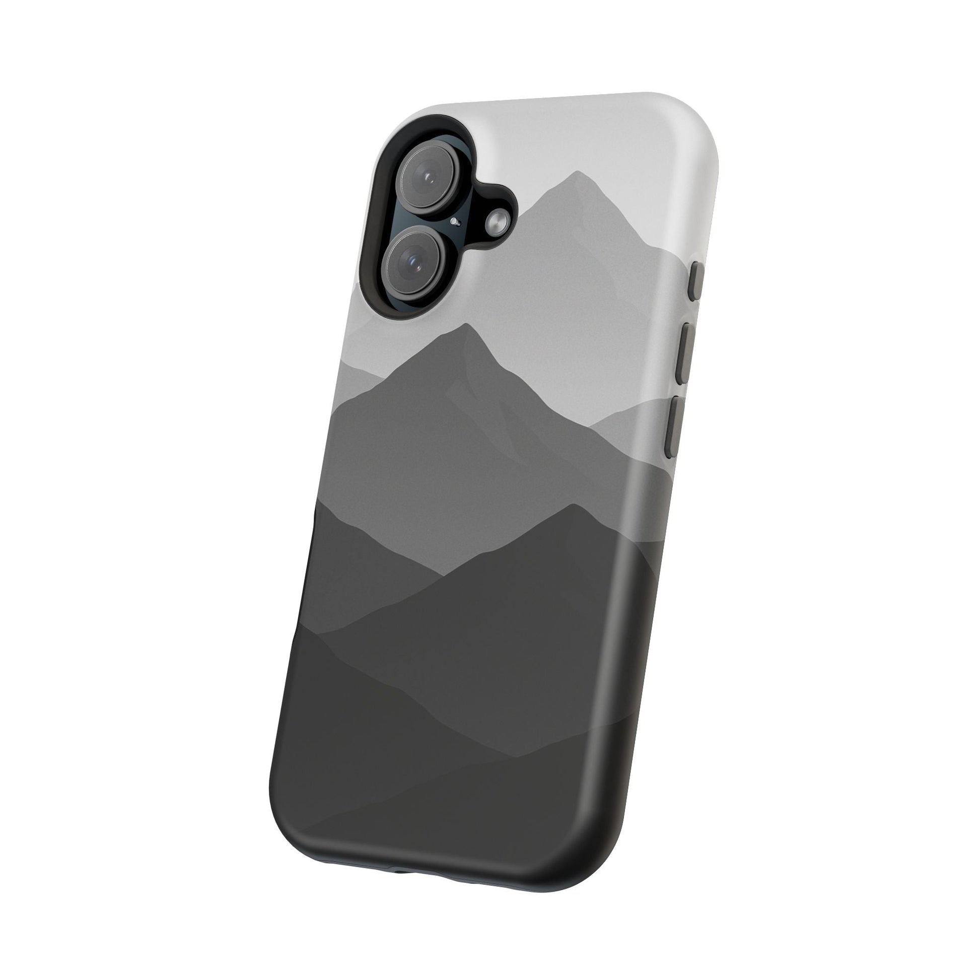 Monochrome Mountain Design iPhone Case | MagSafe  Shamo's