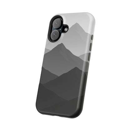 Monochrome Mountain Design iPhone Case | MagSafe  Shamo's