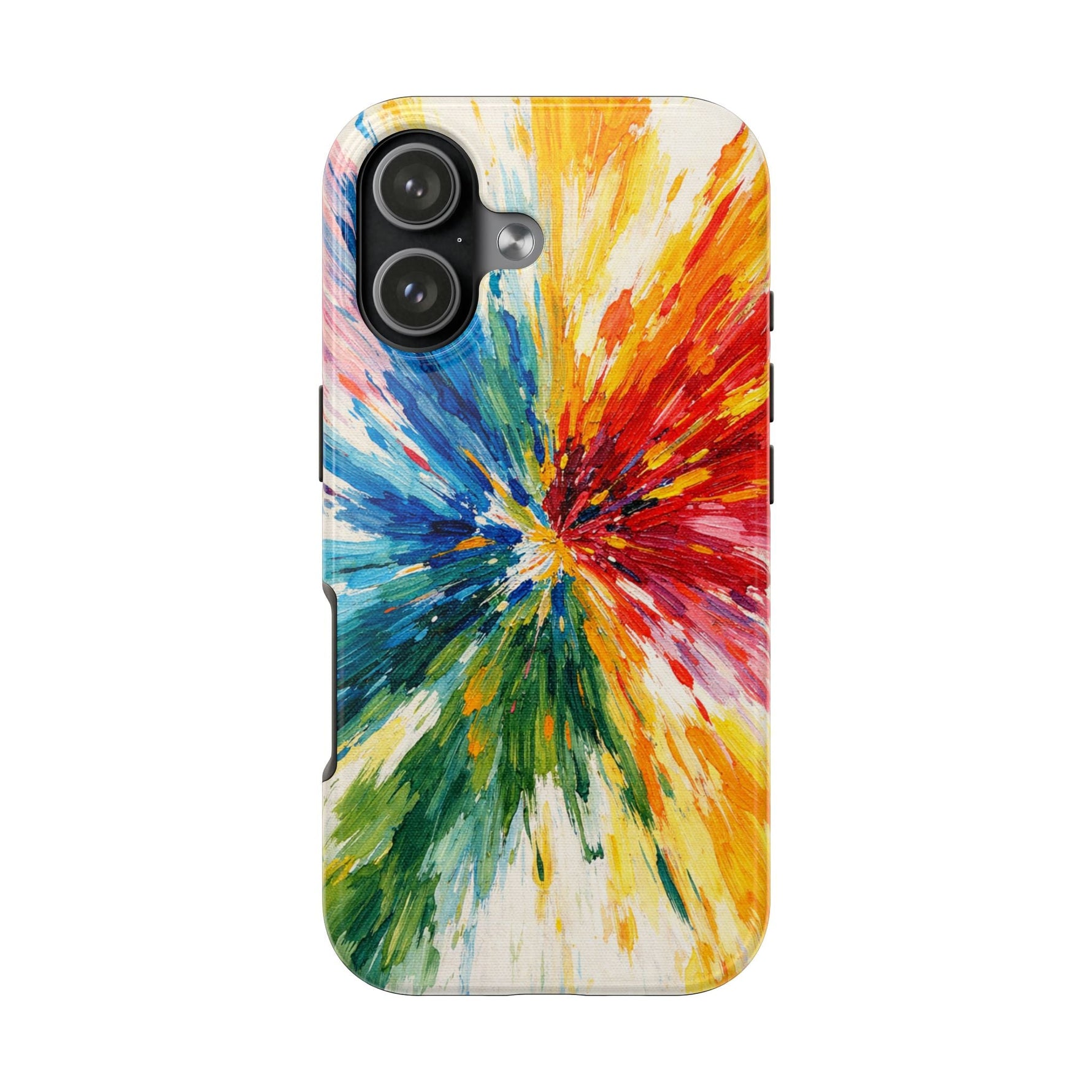 Vibrant Abstract Paint Explosion Impact Phone Case  Shamo's iPhone 17
