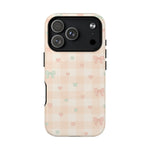 Sweet Pastel Checkered Bows Case for iPhone | MagSafe - Shamo's