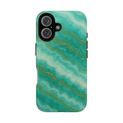 Ocean Marble Flow iPhone Case with MagSafe - Shamo's