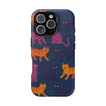 Colorful Cat Phone Case - MagSafe Impact-Resistant