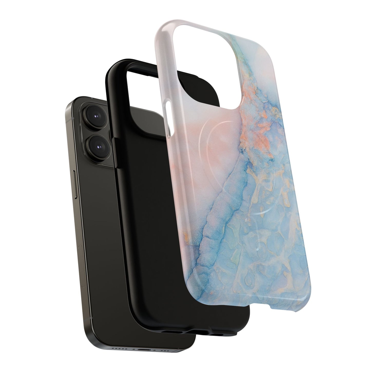 Marble Pastel iPhone Case (MagSafe compatible)