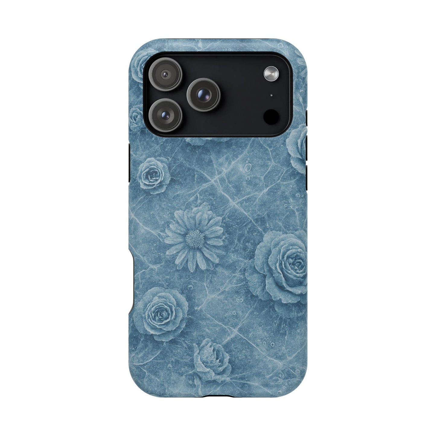 Frozen Flower Impact-Resistant iPhone Case — MagSafe Compatible  Shamo's iPhone 17 Pro Max / Matte