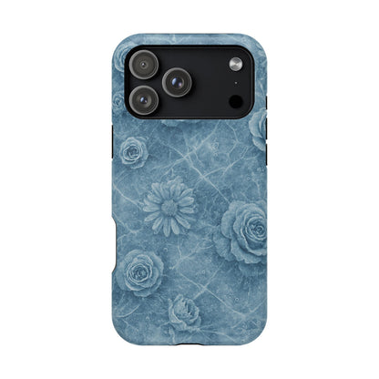 Frozen Flower Impact-Resistant iPhone Case — MagSafe Compatible  Shamo's iPhone 17 Pro Max / Matte