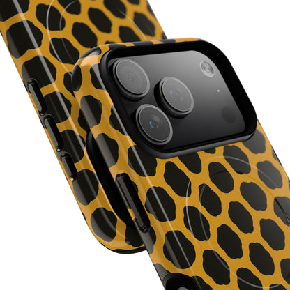 Stylish Leopard Pattern Magnetic iPhone Case | Compatible with MagSafe