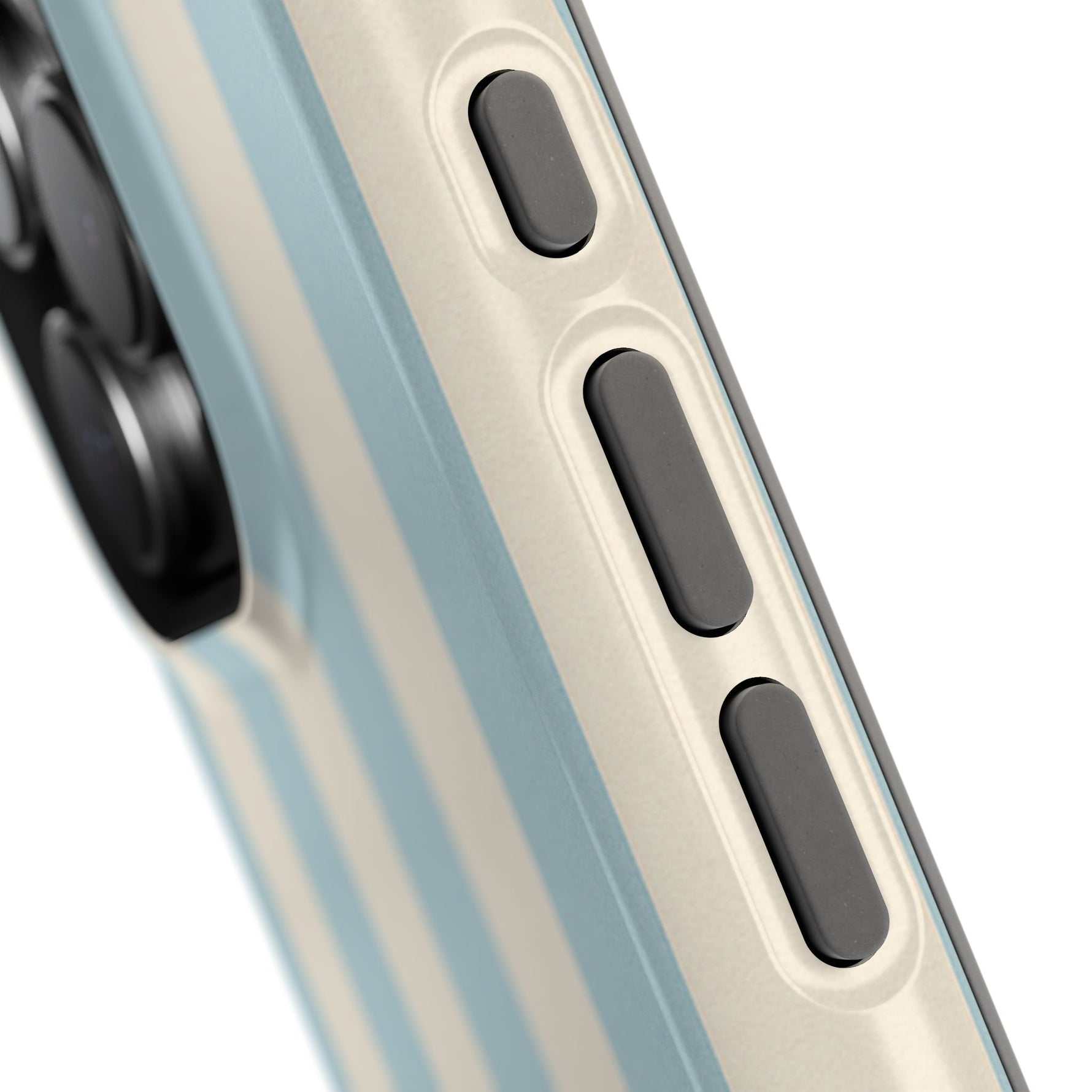 Blue Strips Pattern iPhone Case Compatible with MagSafe