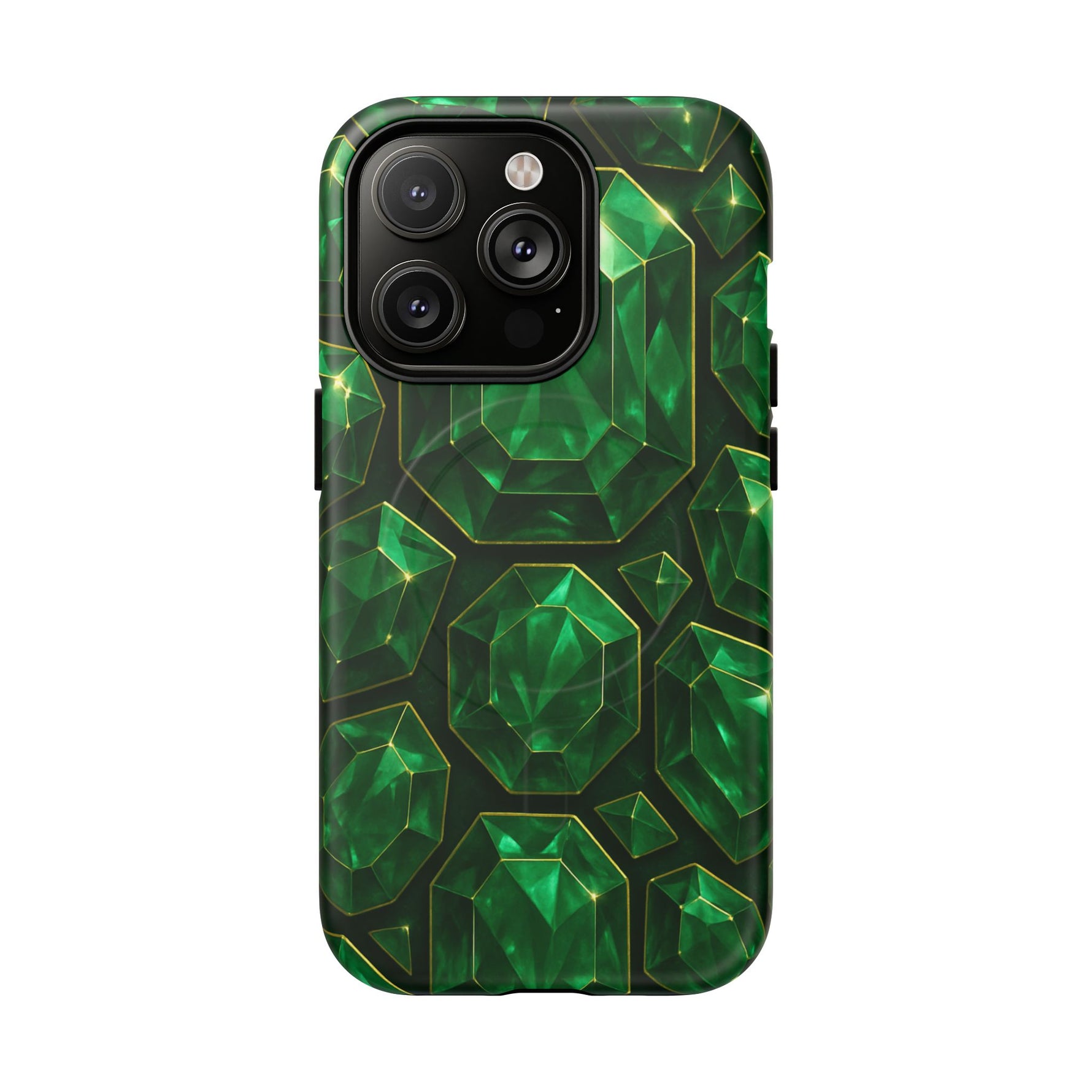 Luxury Series Emerald Gem iPhone Case with MagSafe - Shamo's
