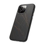 Black Marble Tough iPhone Case  Shamo's