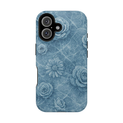 Frozen Flower Impact-Resistant iPhone Case — MagSafe Compatible  Shamo's iPhone 16 / Glossy