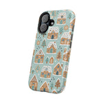 Winter Gingerbread Village Holiday Theme iPhone Case with MagSafe compatibility  Shamo's