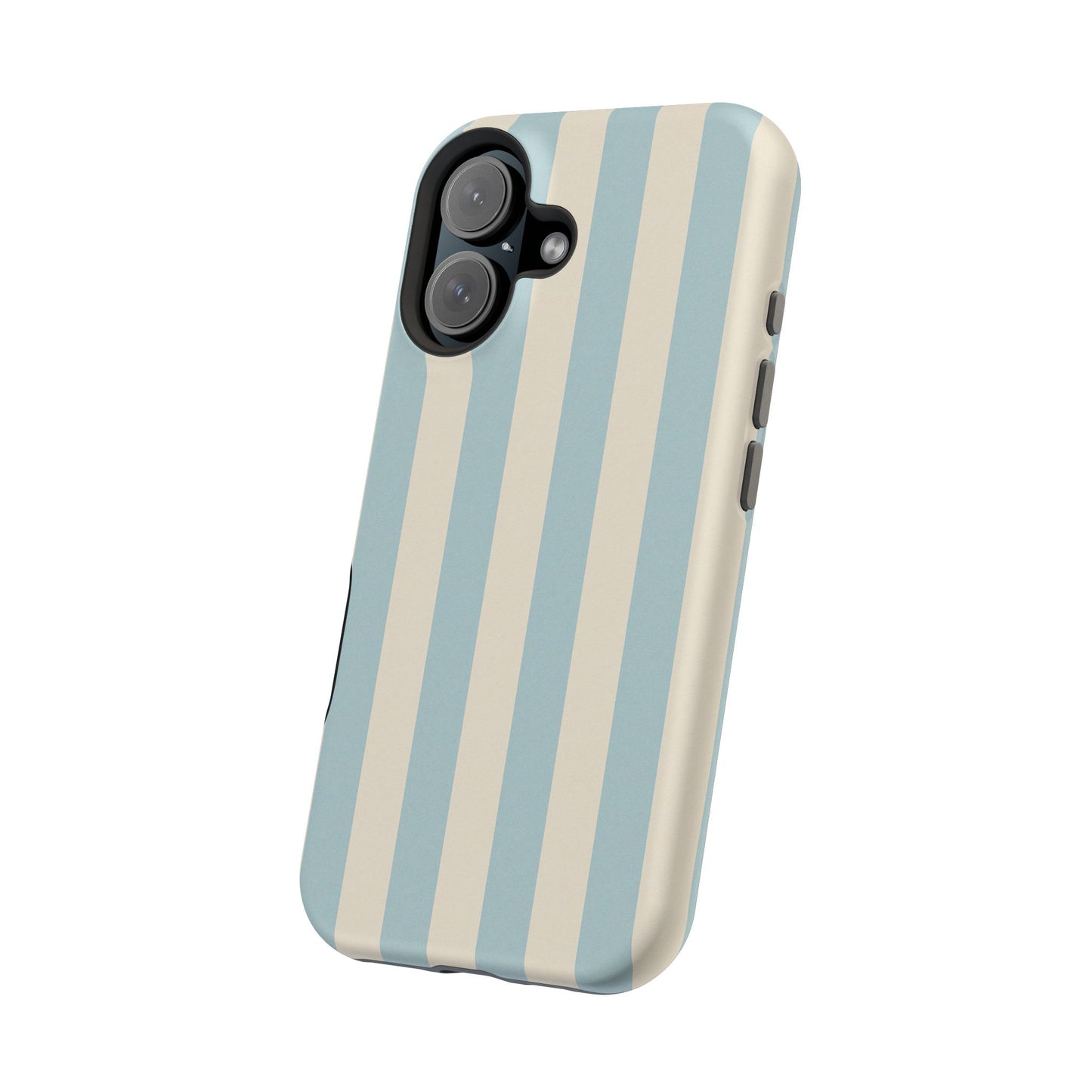 Blue Strips Pattern iPhone Case Compatible with MagSafe