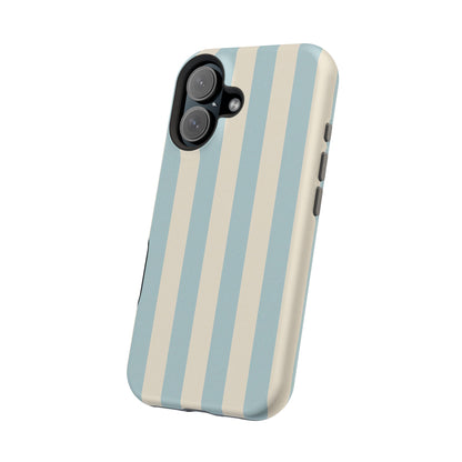 Blue Strips Pattern iPhone Case Compatible with MagSafe