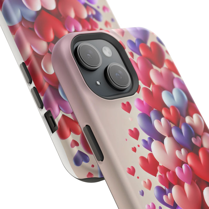 Shamo's Phone Case | MagSafe Compatible | Love Hearts Theme for iPhone 17 and more