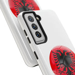 Tough Phone Cases with Albanian soccer flag - Shamo's
