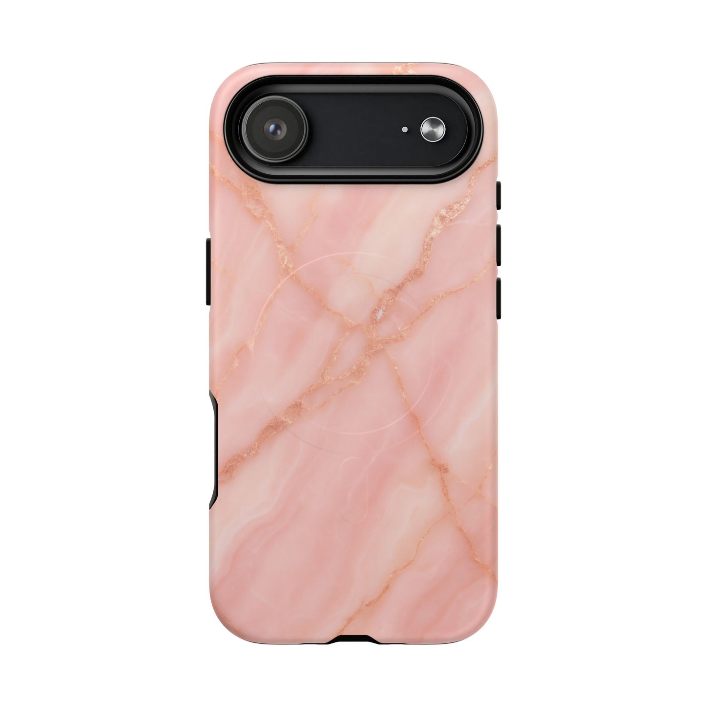 Blush Pink Marble iPhone Case with MagSafe - Shamo's