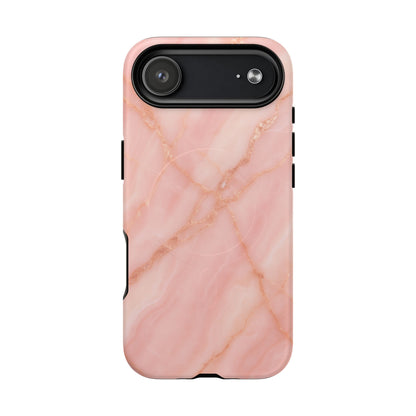 Blush Pink Marble iPhone Case with MagSafe - Shamo's