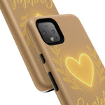 Grateful Heart iPhone Case — Warm Neon Heart  Shamo's