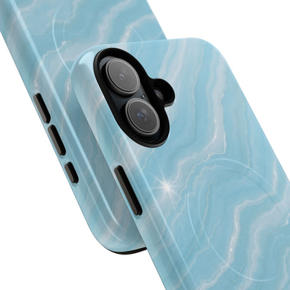 Sky Glow Marble iPhone Case with MagSafe