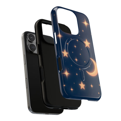 Moon Glow Magic Case for iPhone - Star and Moon Design | MagSafe