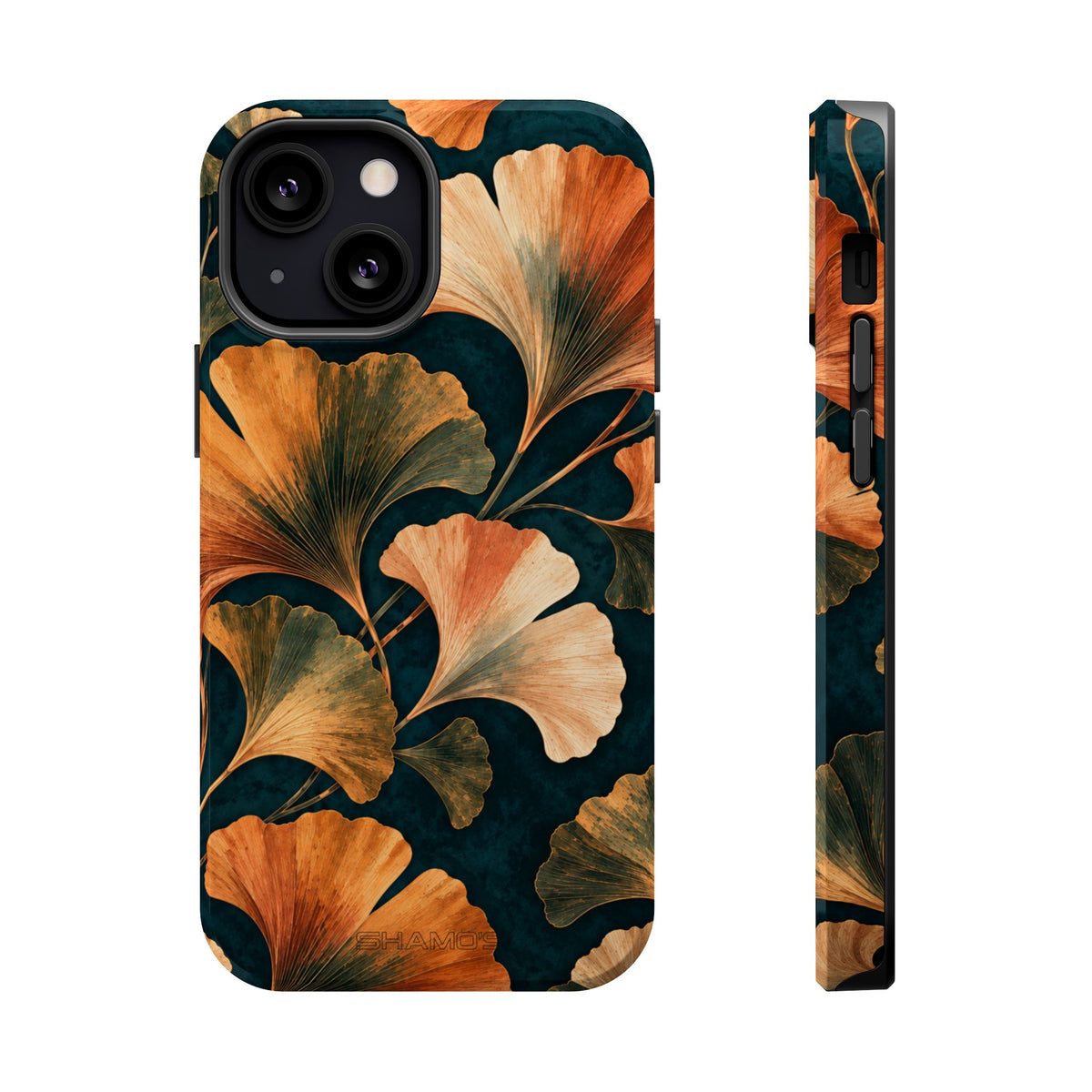Nocturne Ginkgo MagSafe phone case for iPhone 13 Mini, glossy finish #iphone-13-mini