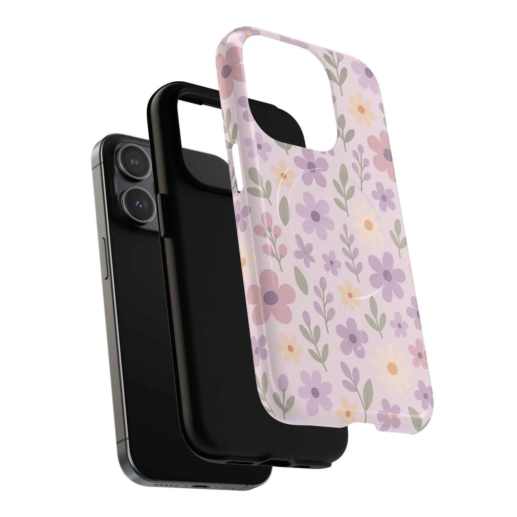 Floral Pattern | Compatible with MagSafe iPhone Case